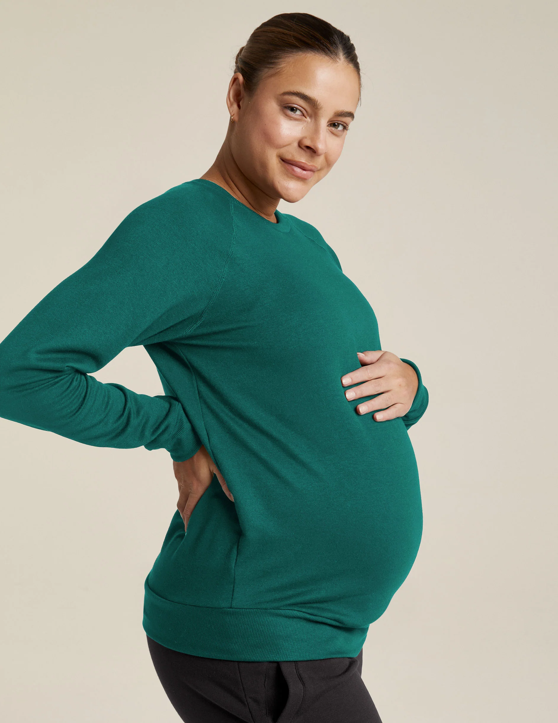 Favorite Raglan Maternity Pullover - Onhollan