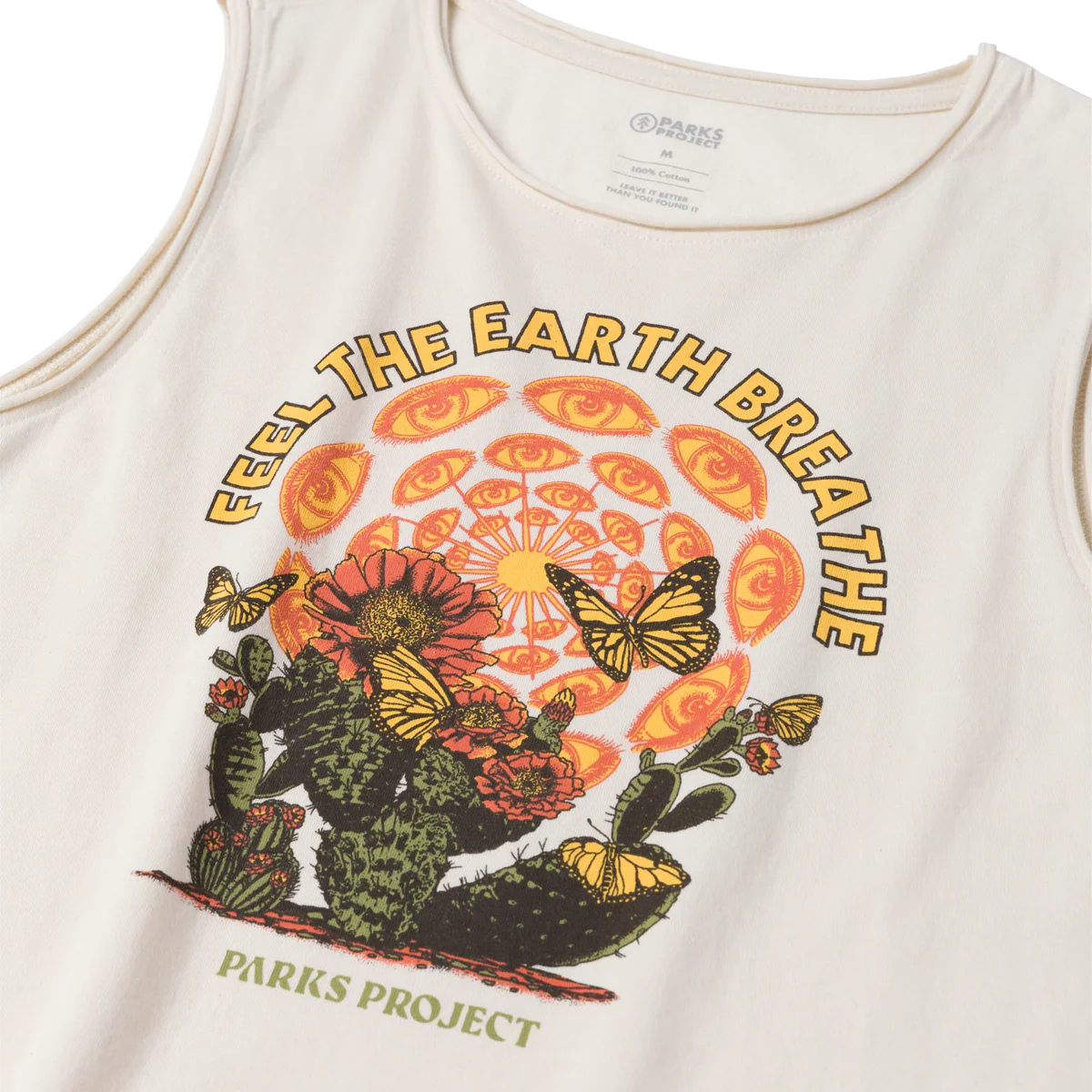 Women's Feel the Earth Breathe Butterfly Tank - Onhollan