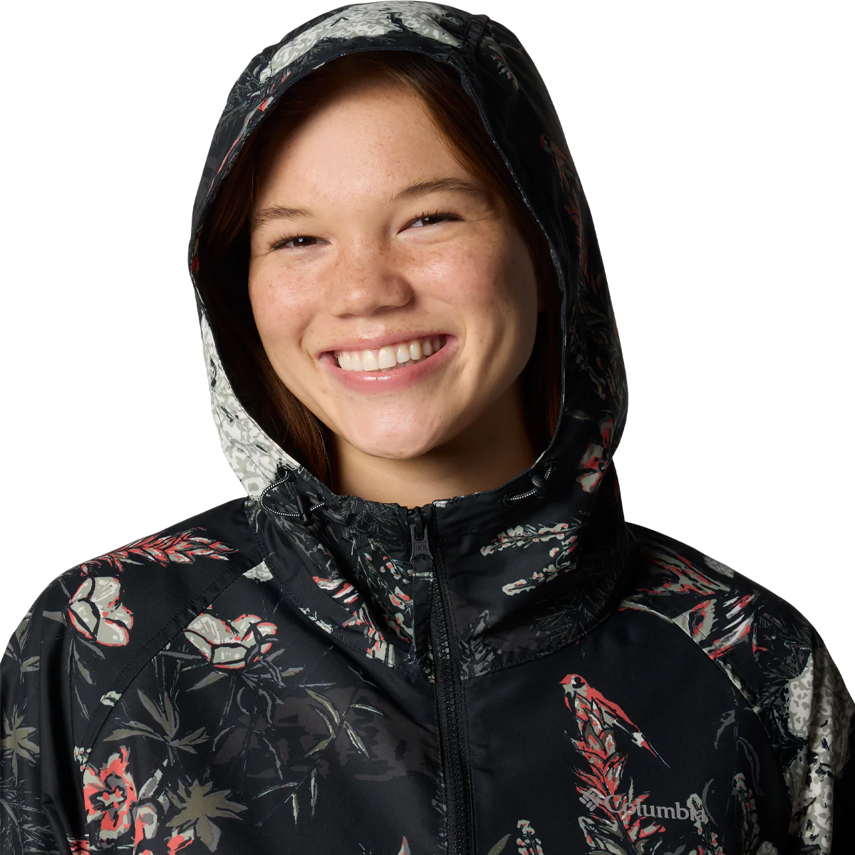 Women's Spire Valley Printed Windbreaker - Onhollan