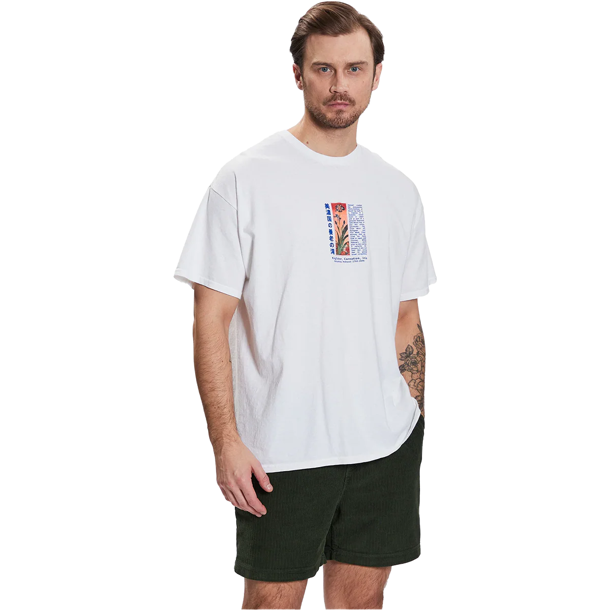 Men's BDG Hokusai Palm Tee - Onhollan