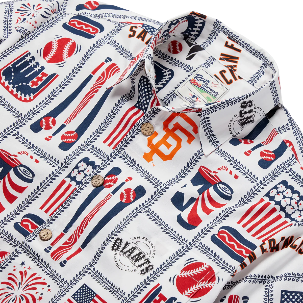 Men's Giants Americana Button Down - Onhollan