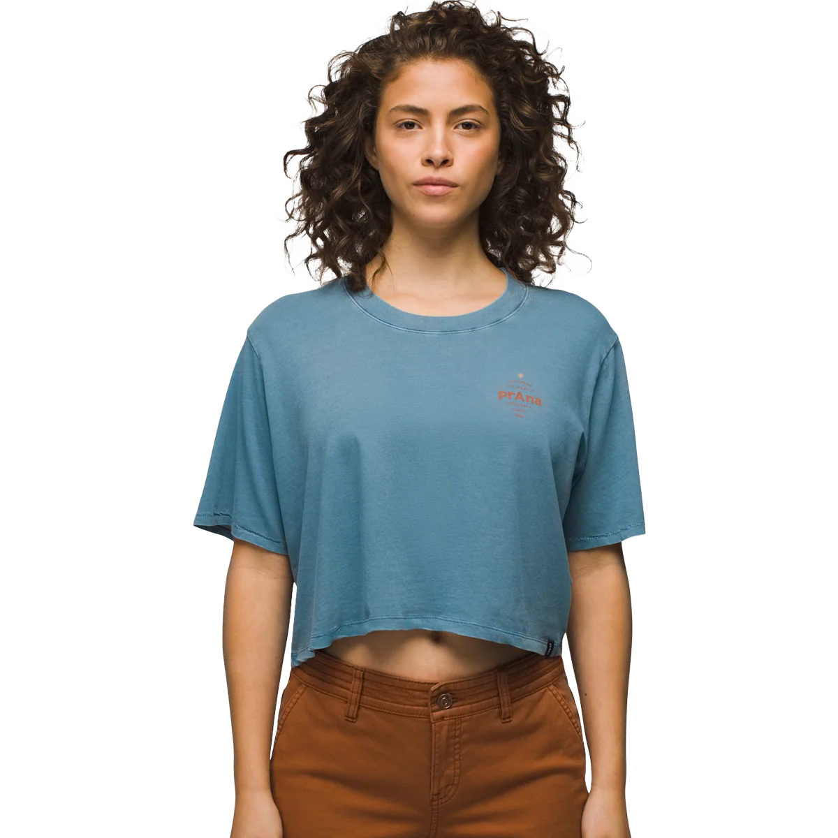 Women's Everyday Vintage-Washed Graphic Cropped Tee - Onhollan