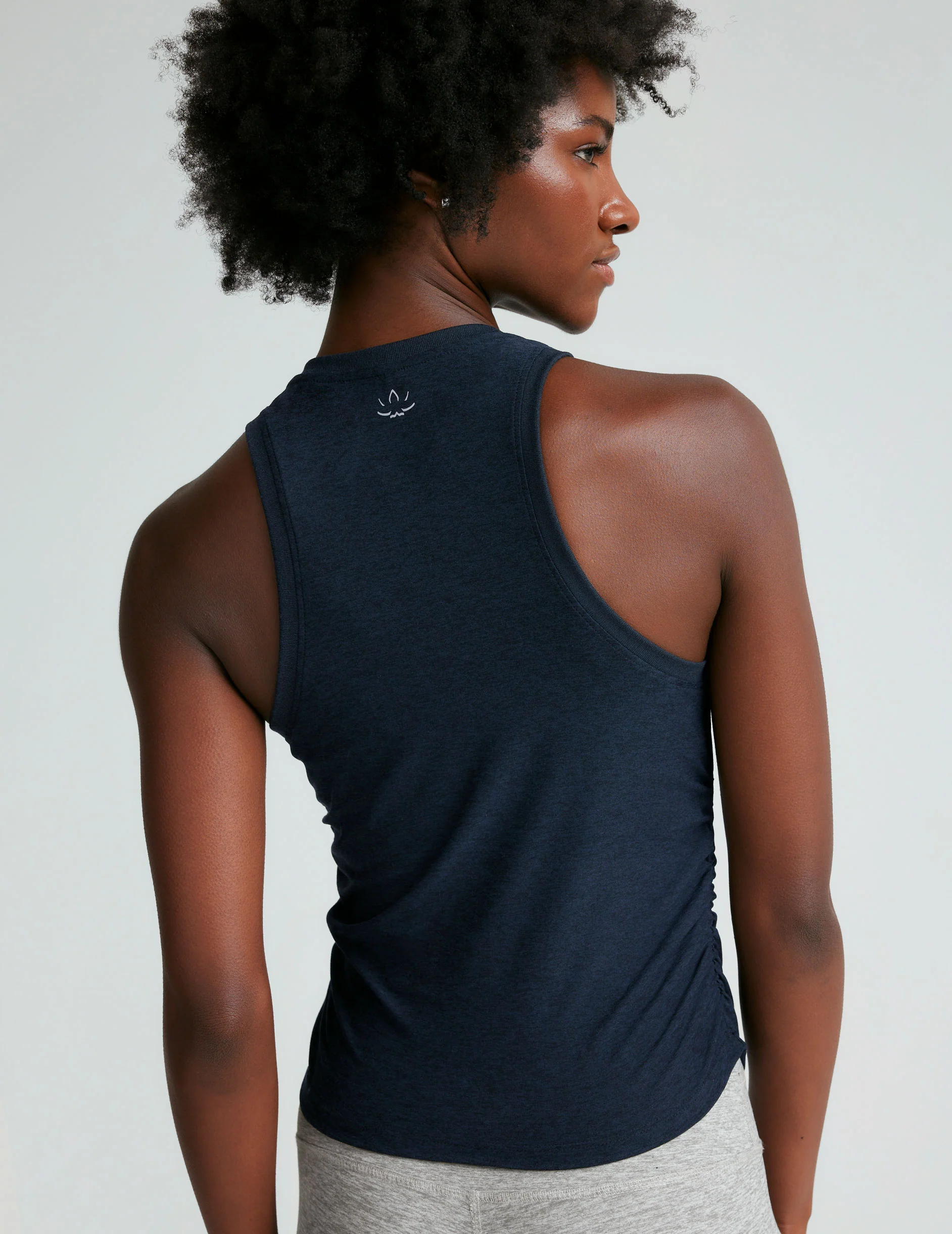 Featherweight Your Fit Shirred Tank - Onhollan