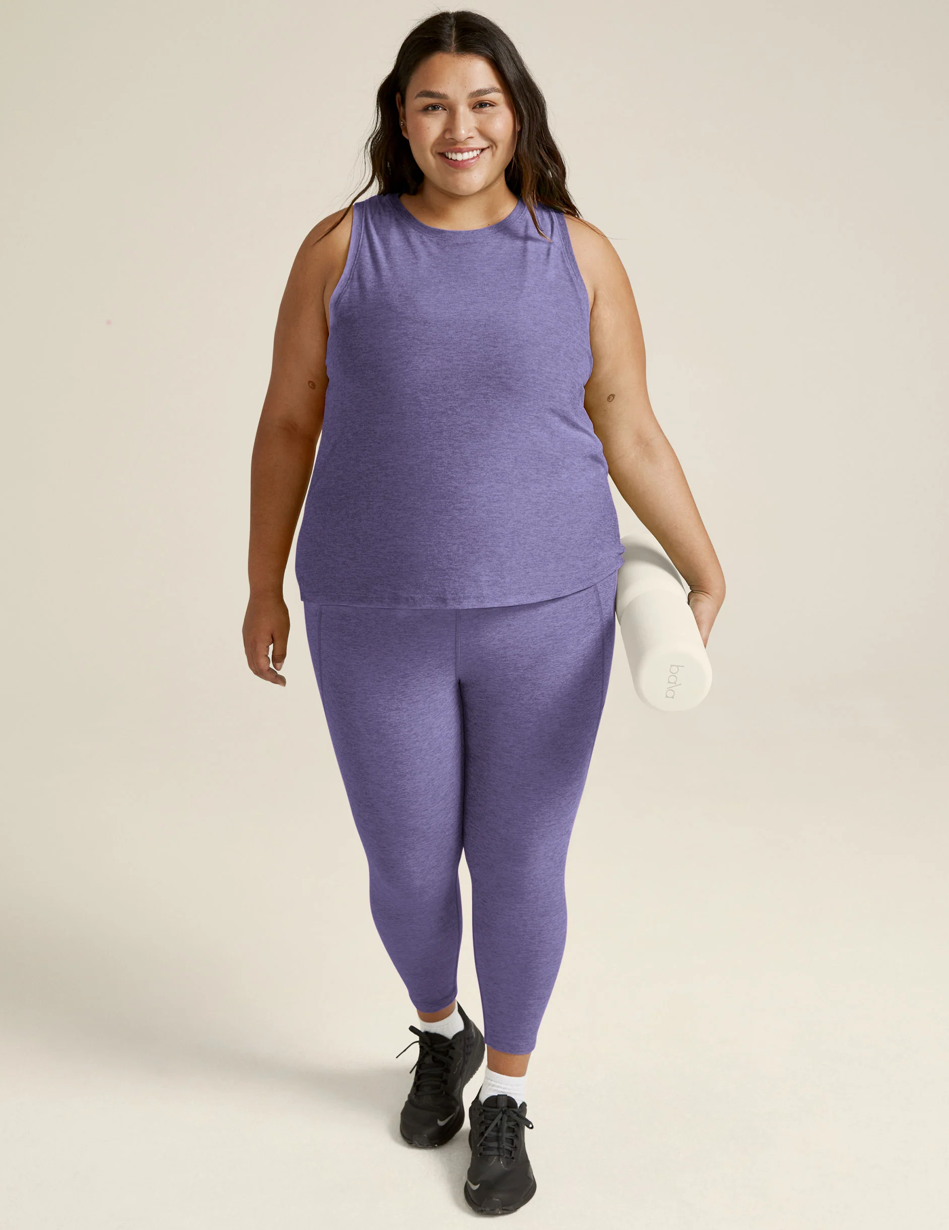 Spacedye Out Of Pocket High Waisted Midi Legging - Onhollan