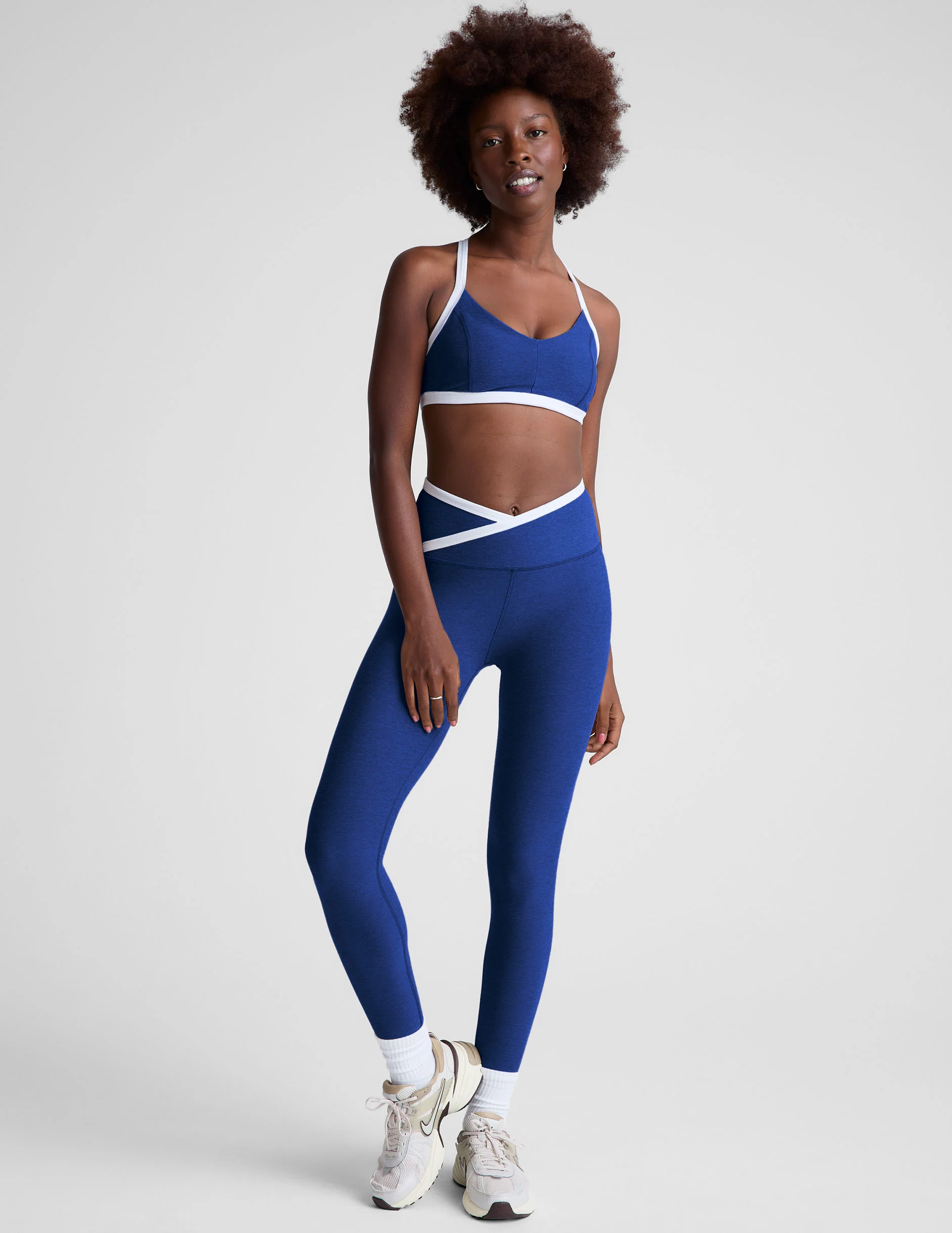 Spacedye Outlines High Waisted Midi Legging - Onhollan