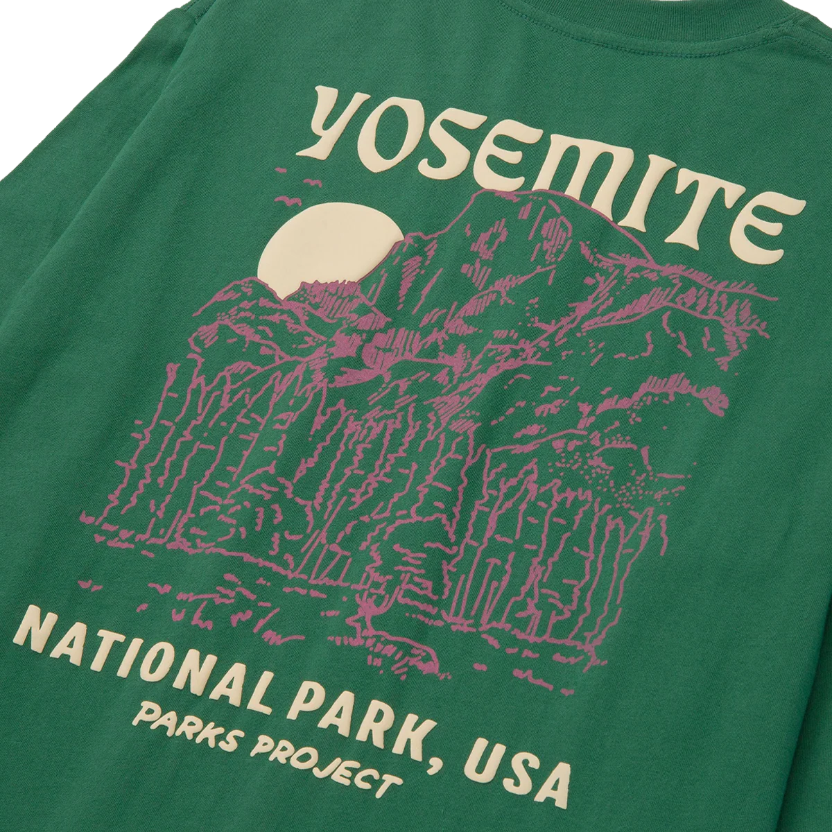 Yosemite Puff Print Long Sleeve Tee - Onhollan