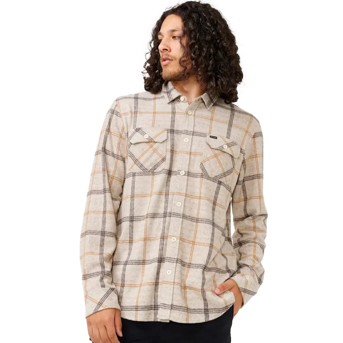 Men's Grid Long Sleeve Shirt - Onhollan