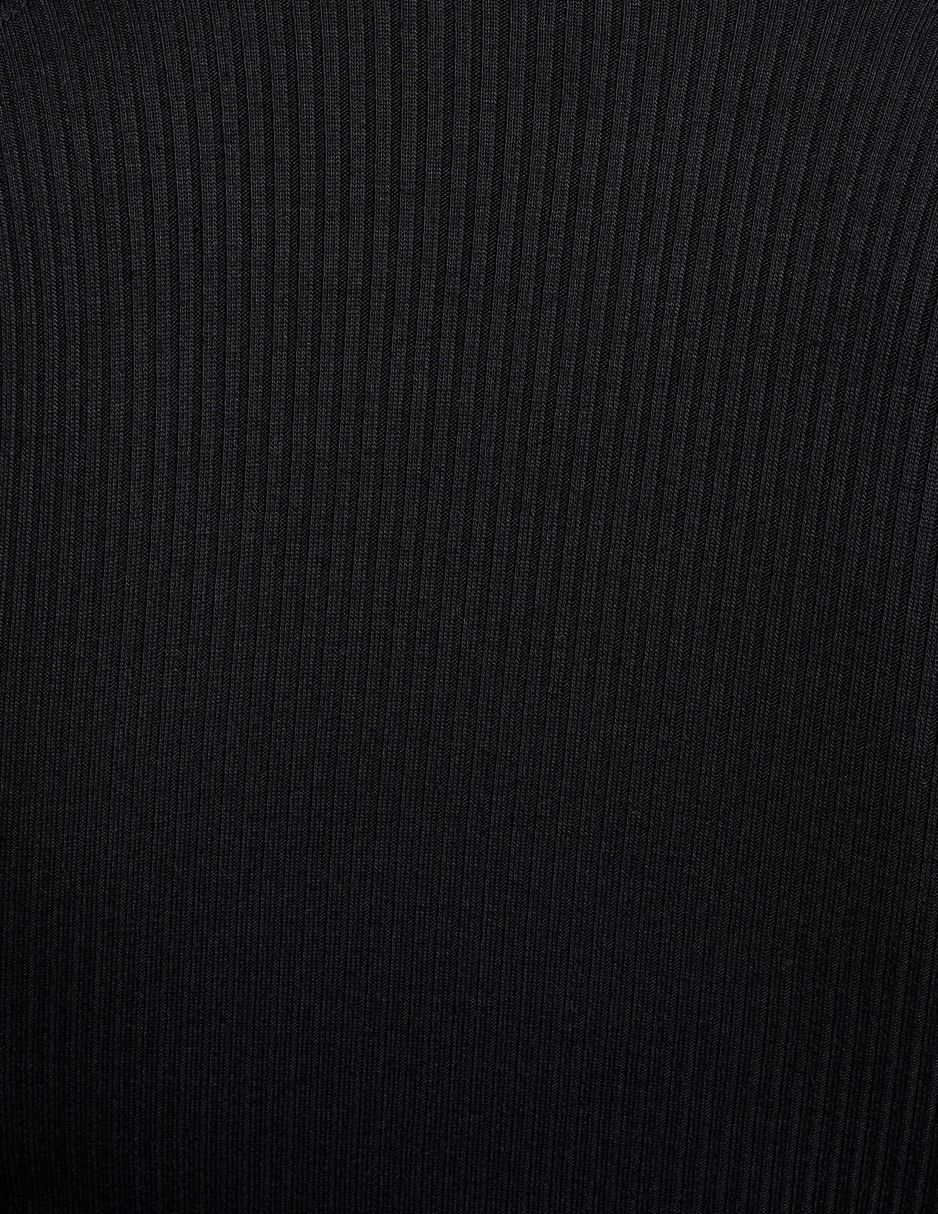 Contours Mock Neck Cropped Top - Onhollan