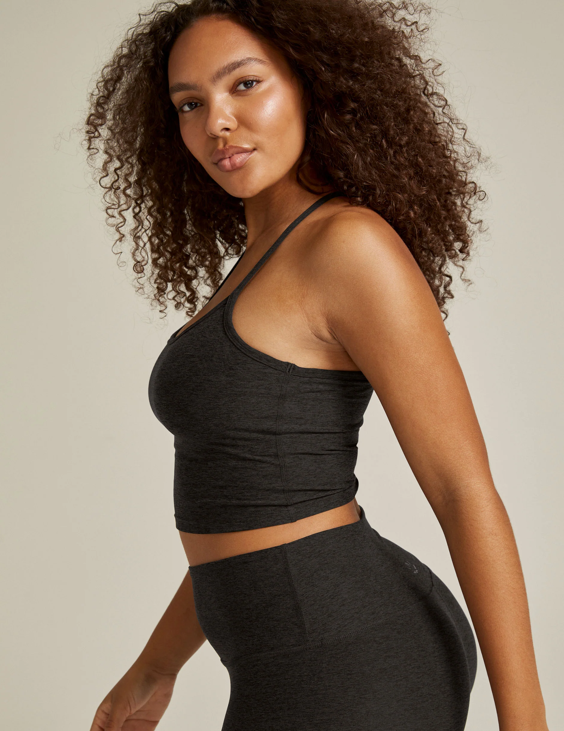 Spacedye Slim Racerback Cropped Tank - Onhollan