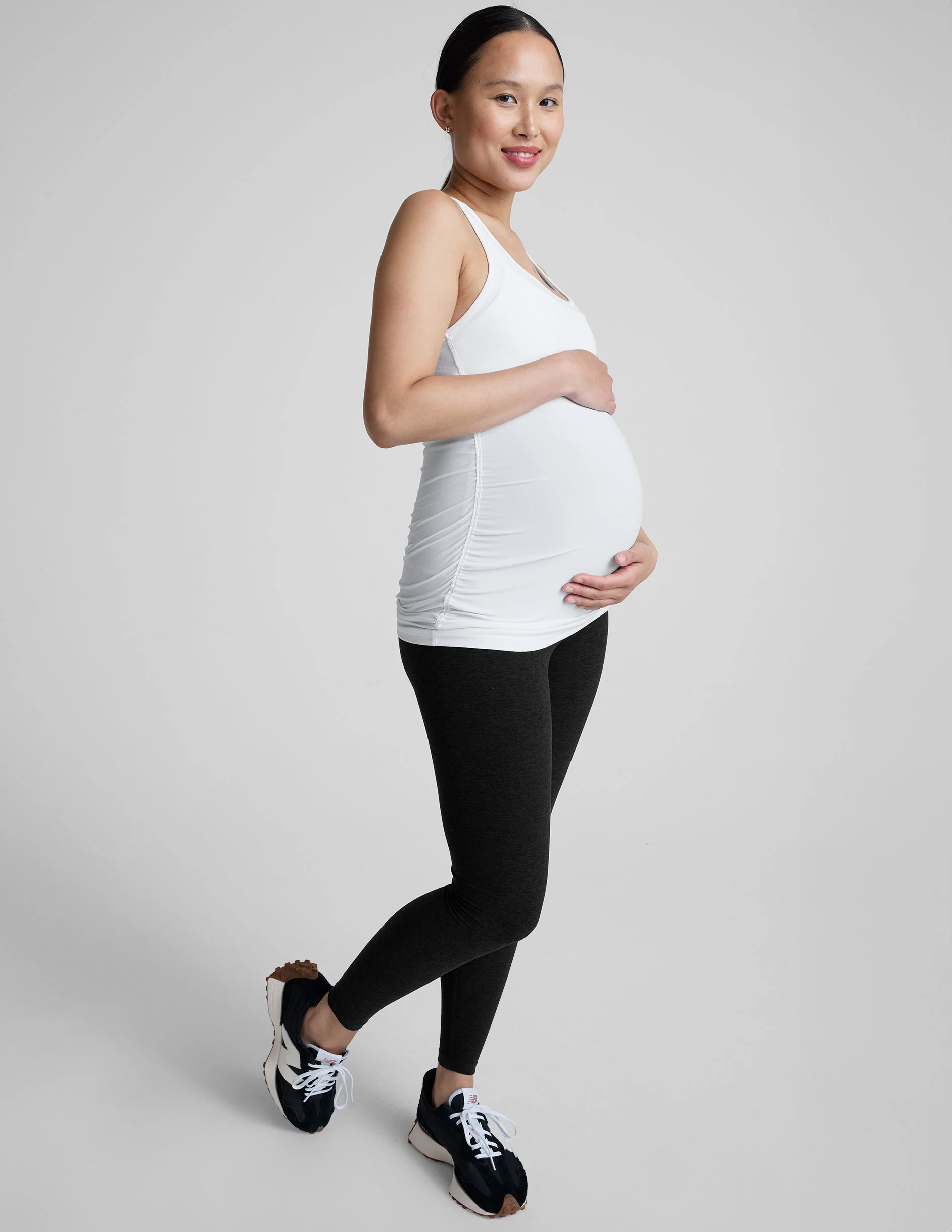 Featherweight Let It Grow Racerback Maternity Tank - Onhollan
