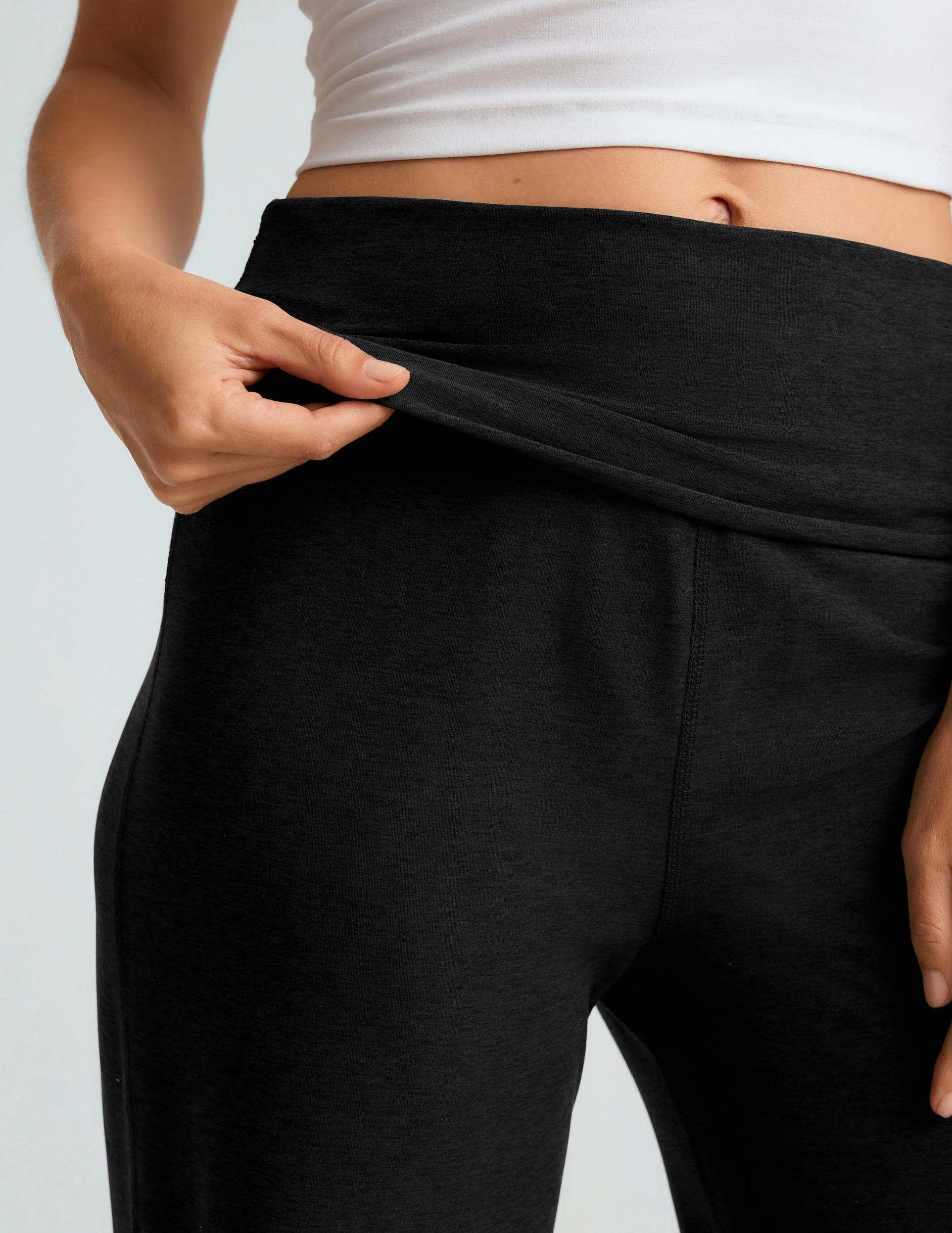 Spacedye Foldover Wide Leg Pant - Onhollan