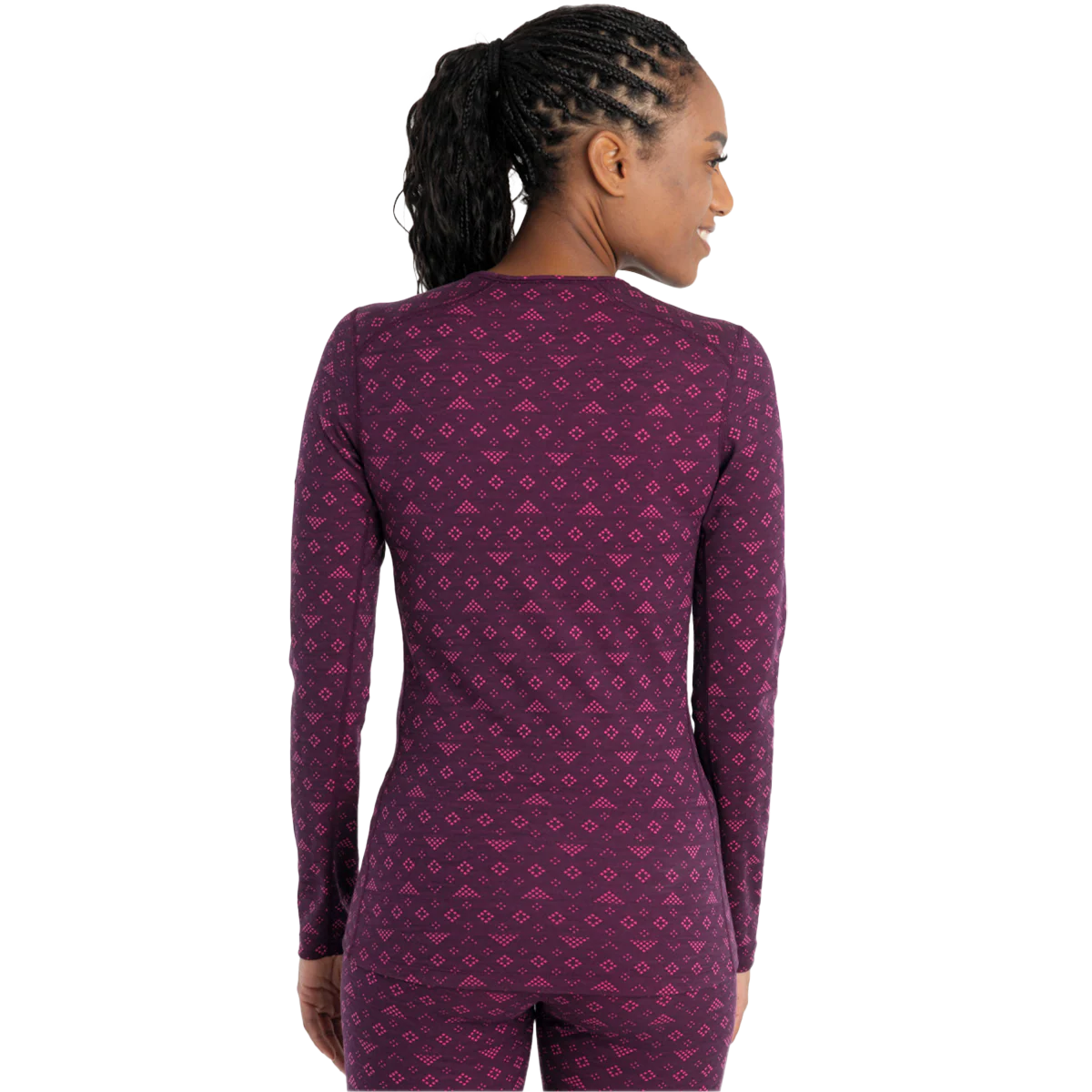 Women's Merino 200 Oasis LS Crewe First Snow - Onhollan