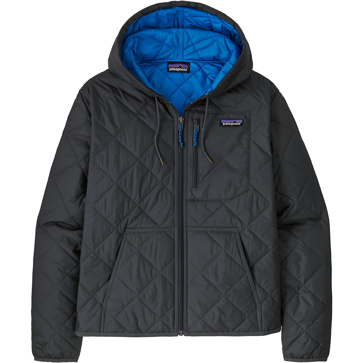 Women's Diamond Quilt Bomber Hoody - Onhollan