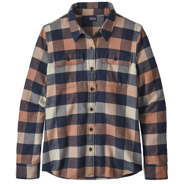 Women's Long Sleeve Fjord Flannel Shirt - Onhollan