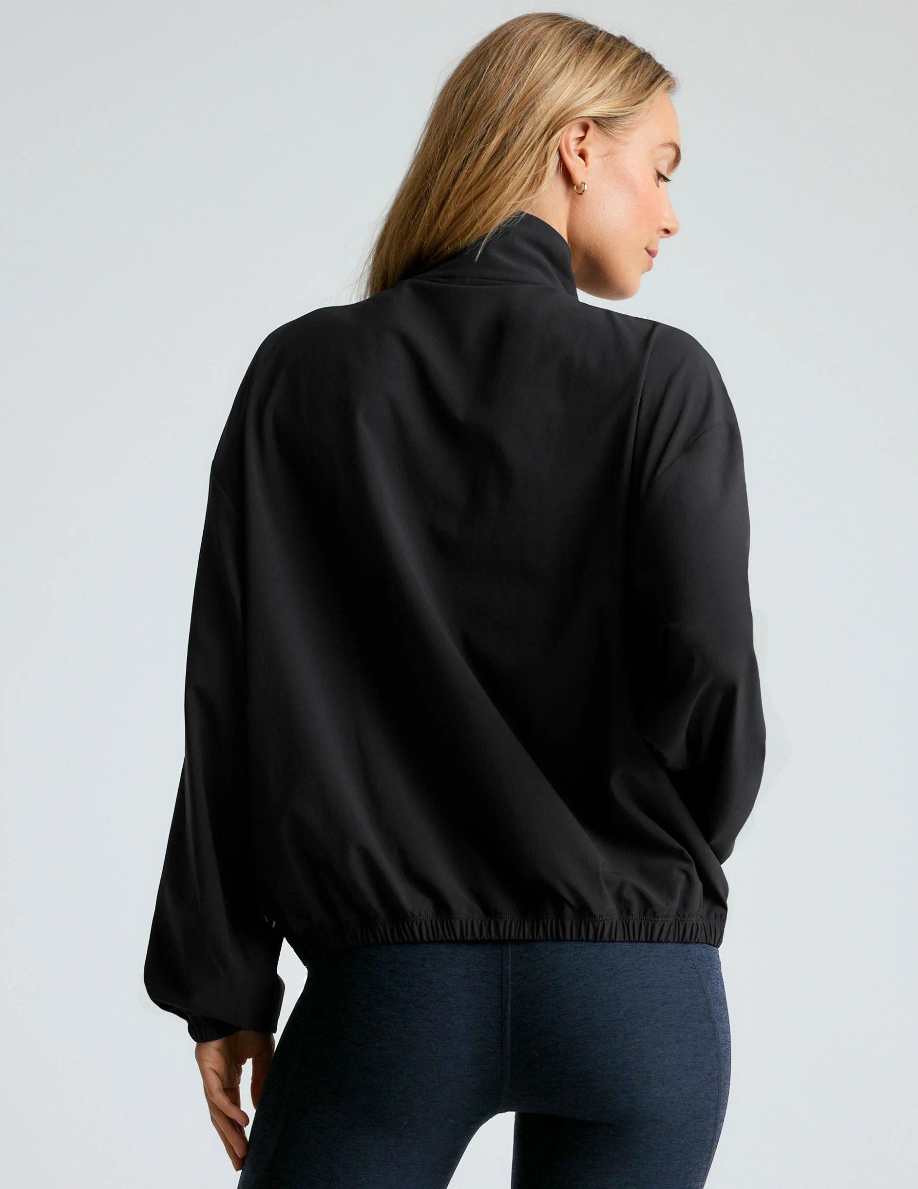 Stretch Woven In Stride Half Zip Pullover - Onhollan