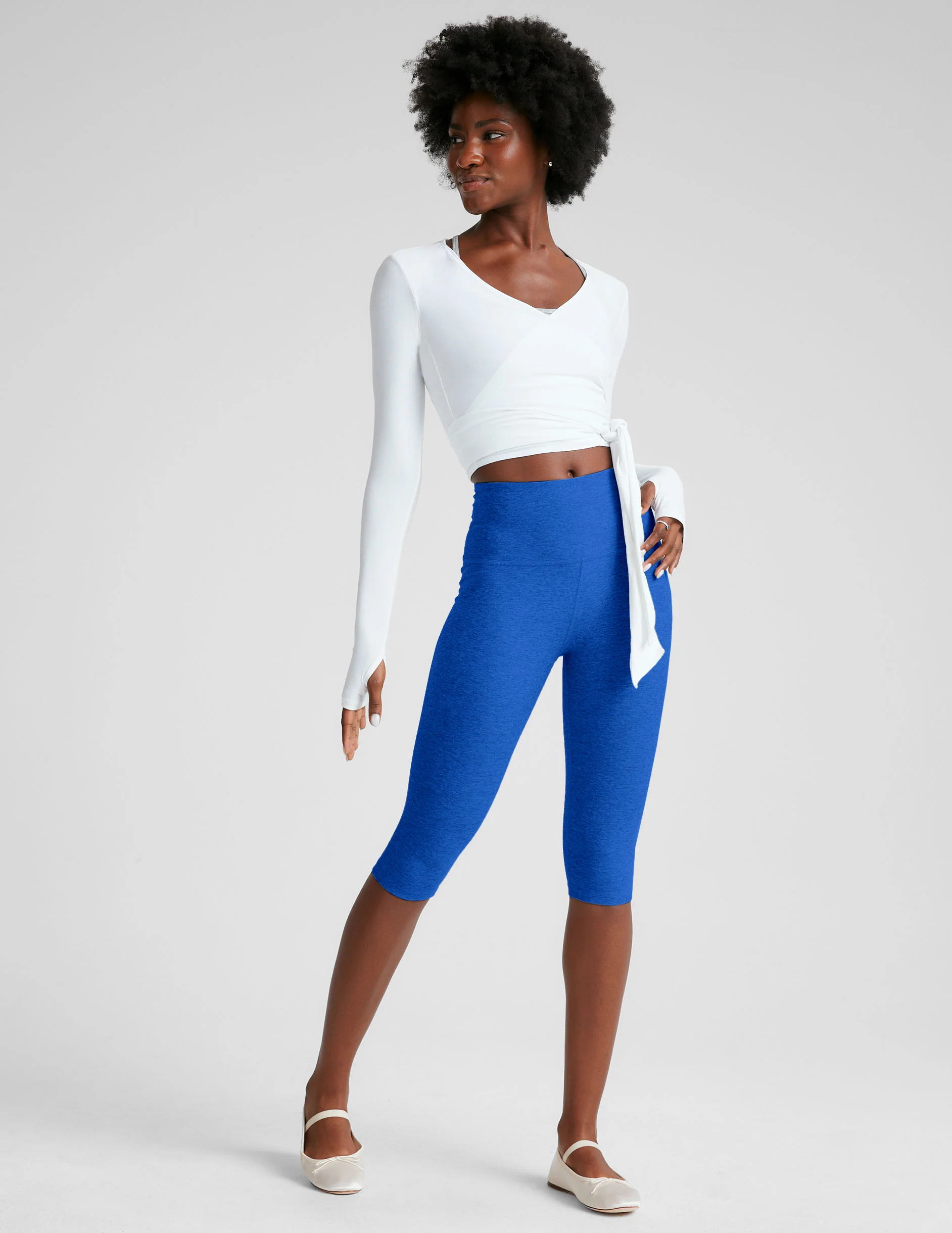Spacedye Pedal Pusher High Waisted Legging - Onhollan