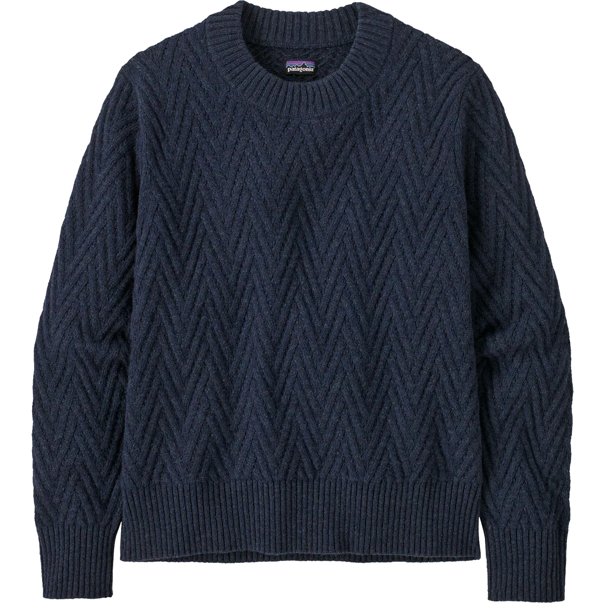 Women's Recycled Wool Crewneck Sweater - Onhollan