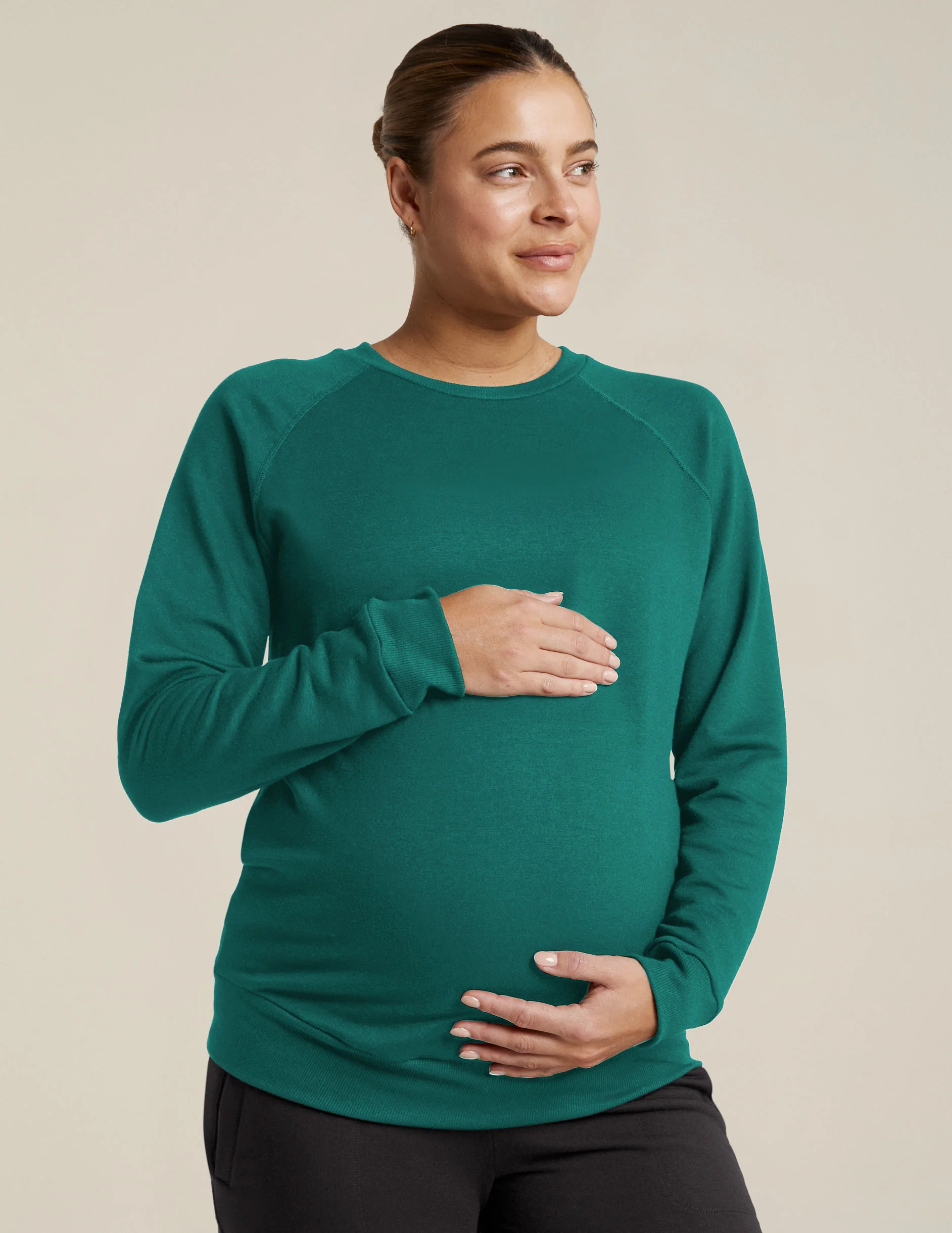Favorite Raglan Maternity Pullover - Onhollan