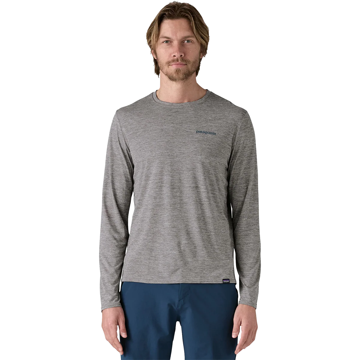 Men's Long-Sleeved Capilene Cool Daily Graphic Shirt - Waters - Onhollan