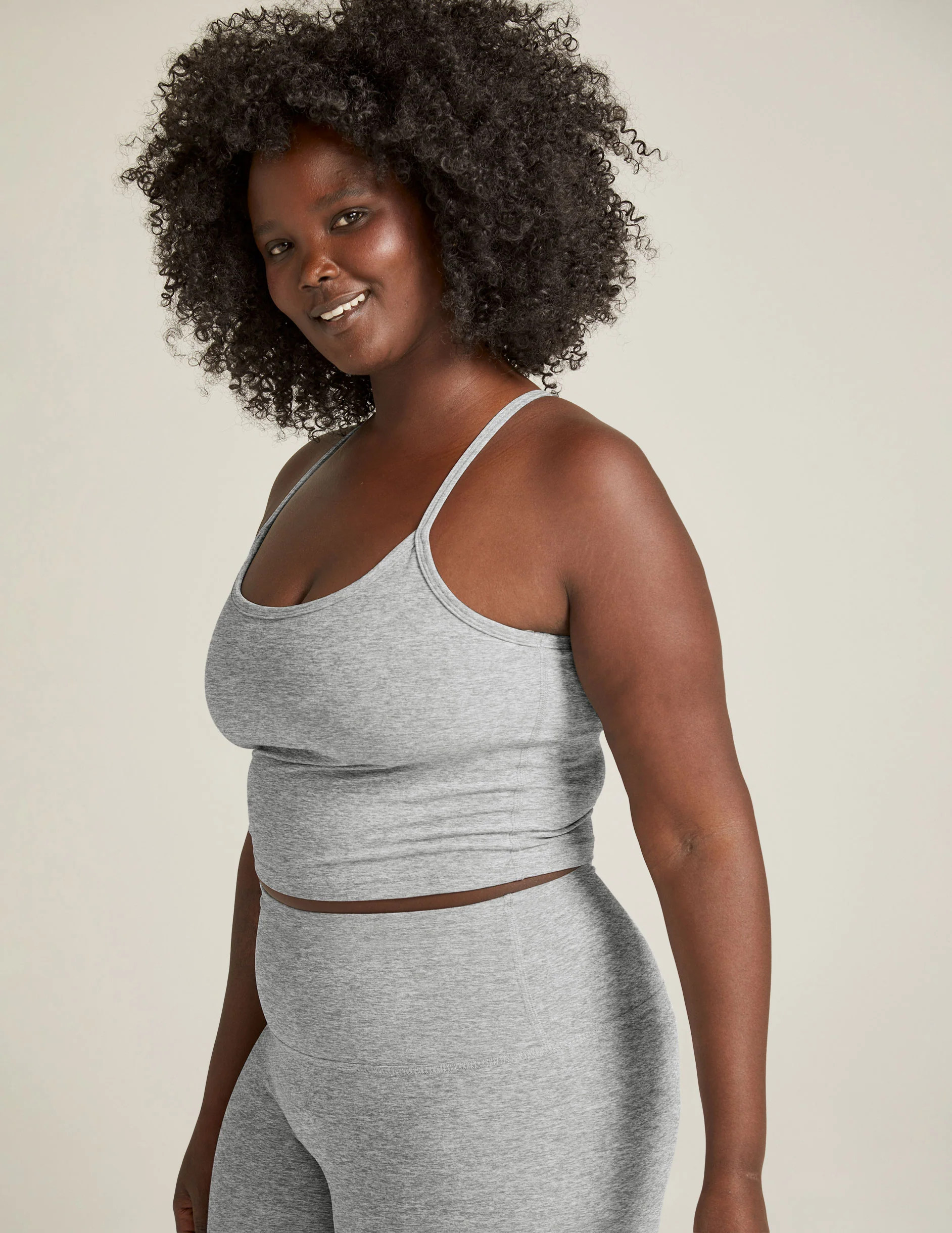 Spacedye Slim Racerback Cropped Tank - Onhollan